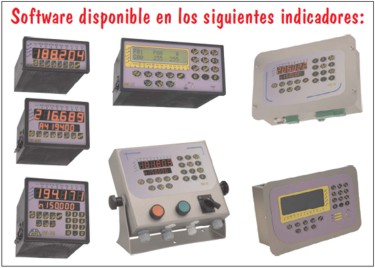 Software para integradora compatible con indicadores DW-##